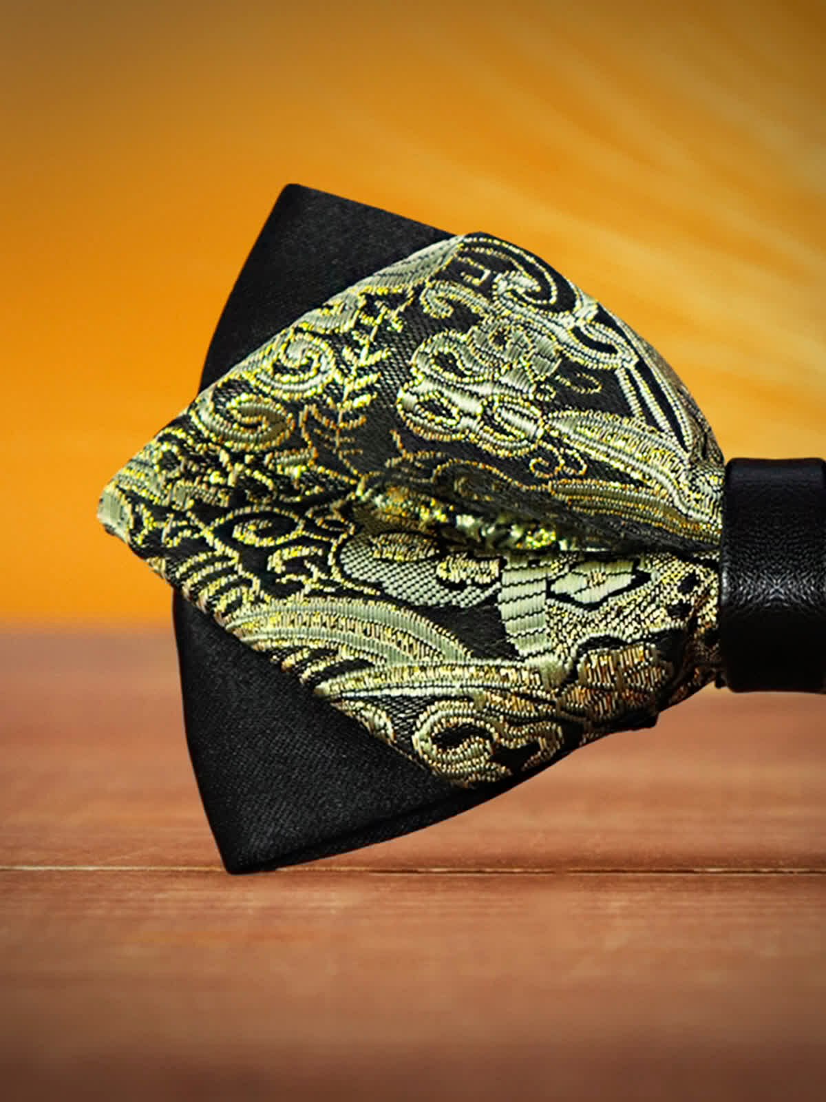 Бабочка 2beMan, золотой, черный — фото 1