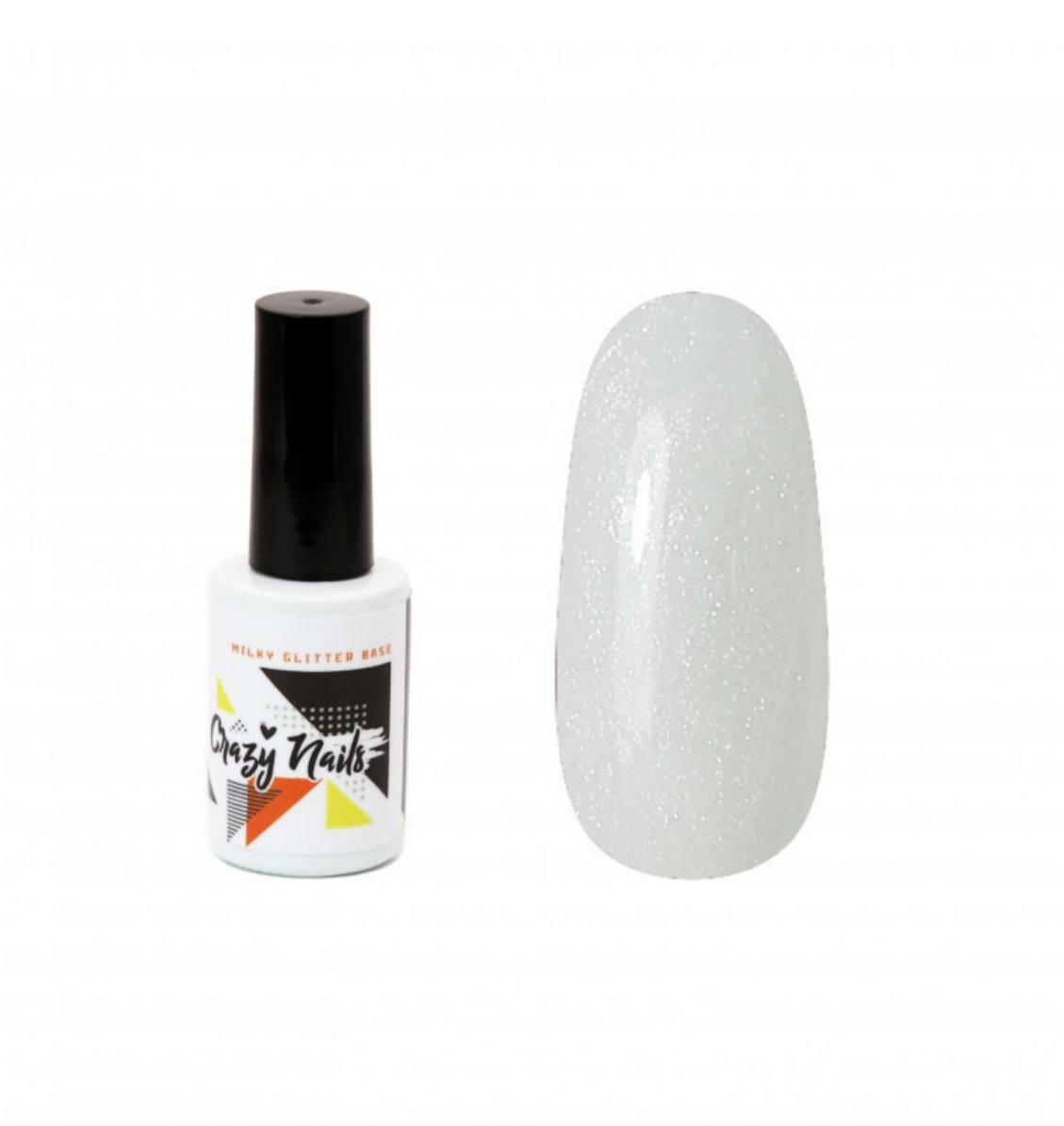 Milky glitter base База камуфлирующая "Молочная с глиттером"