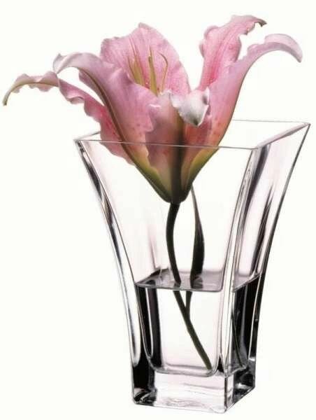 Ваза для цветов "Ботаника", стекло; h140, l97, b97.