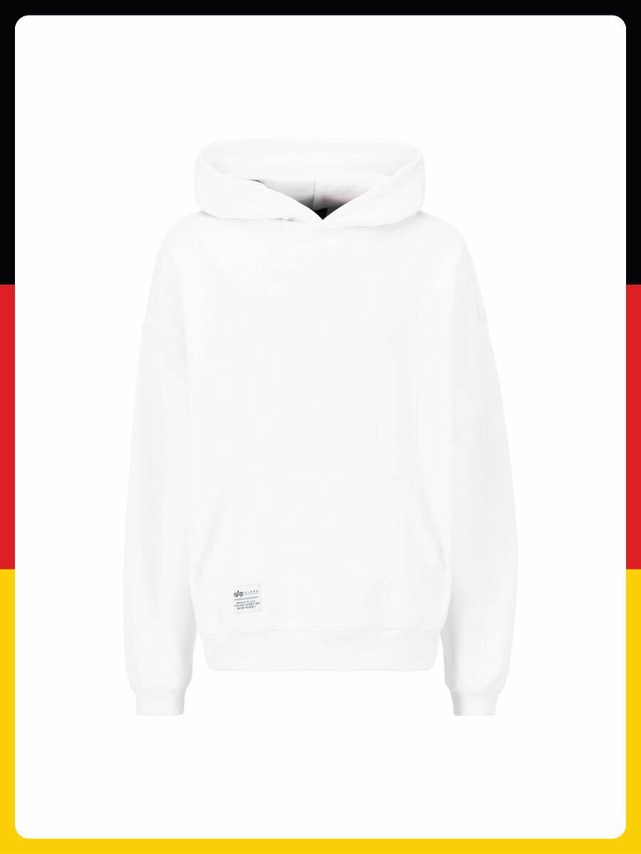 Худи спортивное ALPHA INDUSTRIES, размер L, , белый