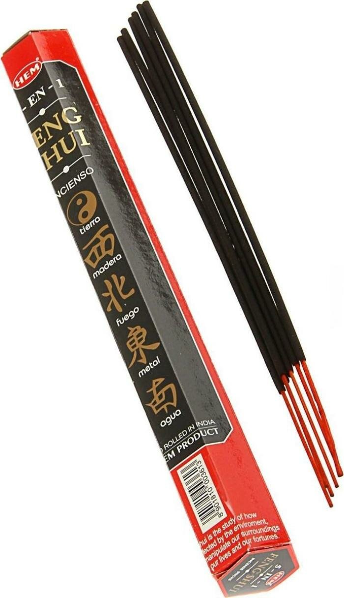 Hem Incense Sticks FENG SHUI 5 IN 1 (Благовония ФЭН ШУЙ 5 в 1, Хем), уп. 20 палочек.