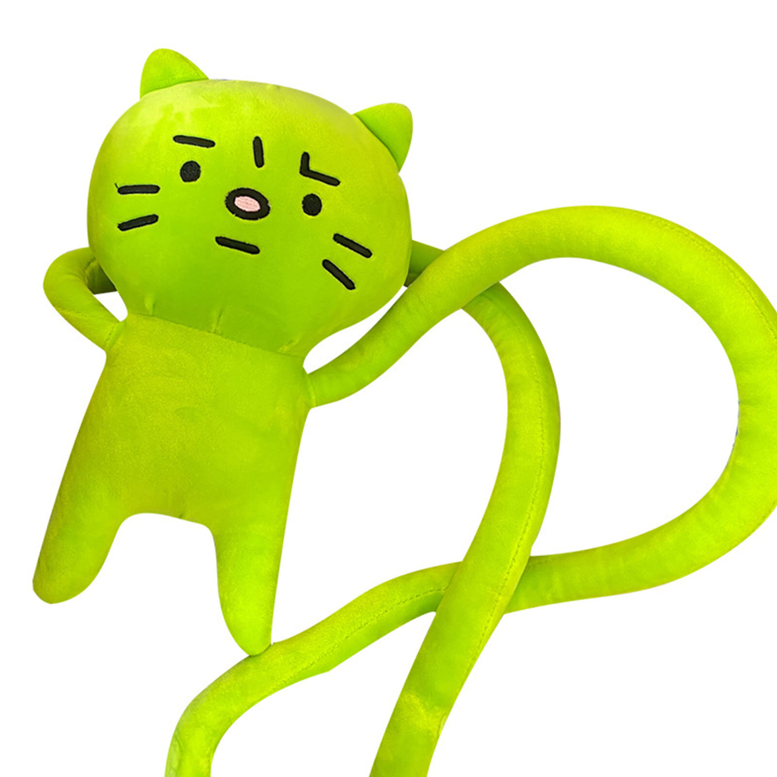 Плюшевый рюкзак в виде кошки с длинными лапами сумка для покупок и путешествий антипсихозный аксессуар