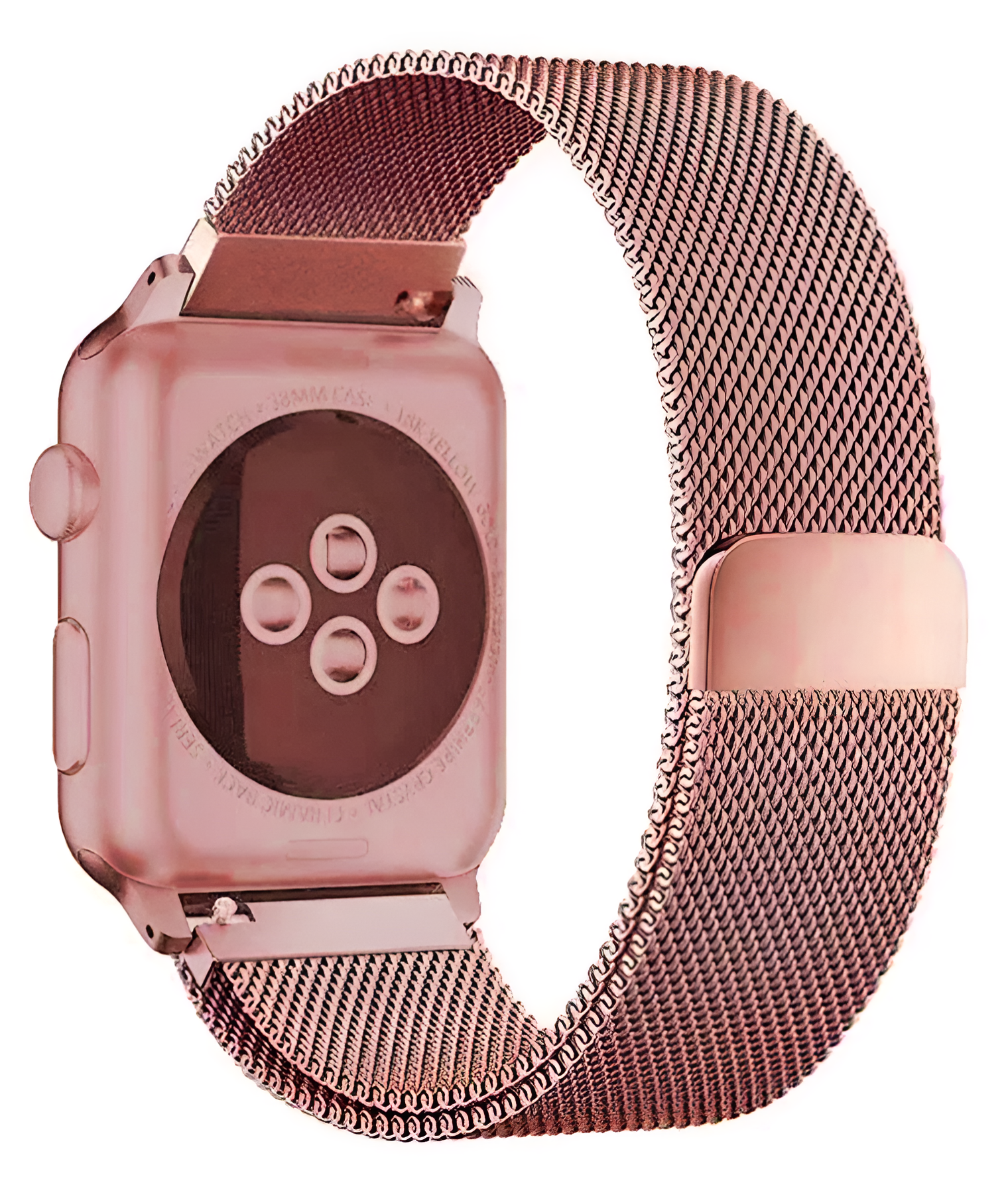 Ремешок для часов Apple Watch миланская петля 38,40,41 мм, розовое золото