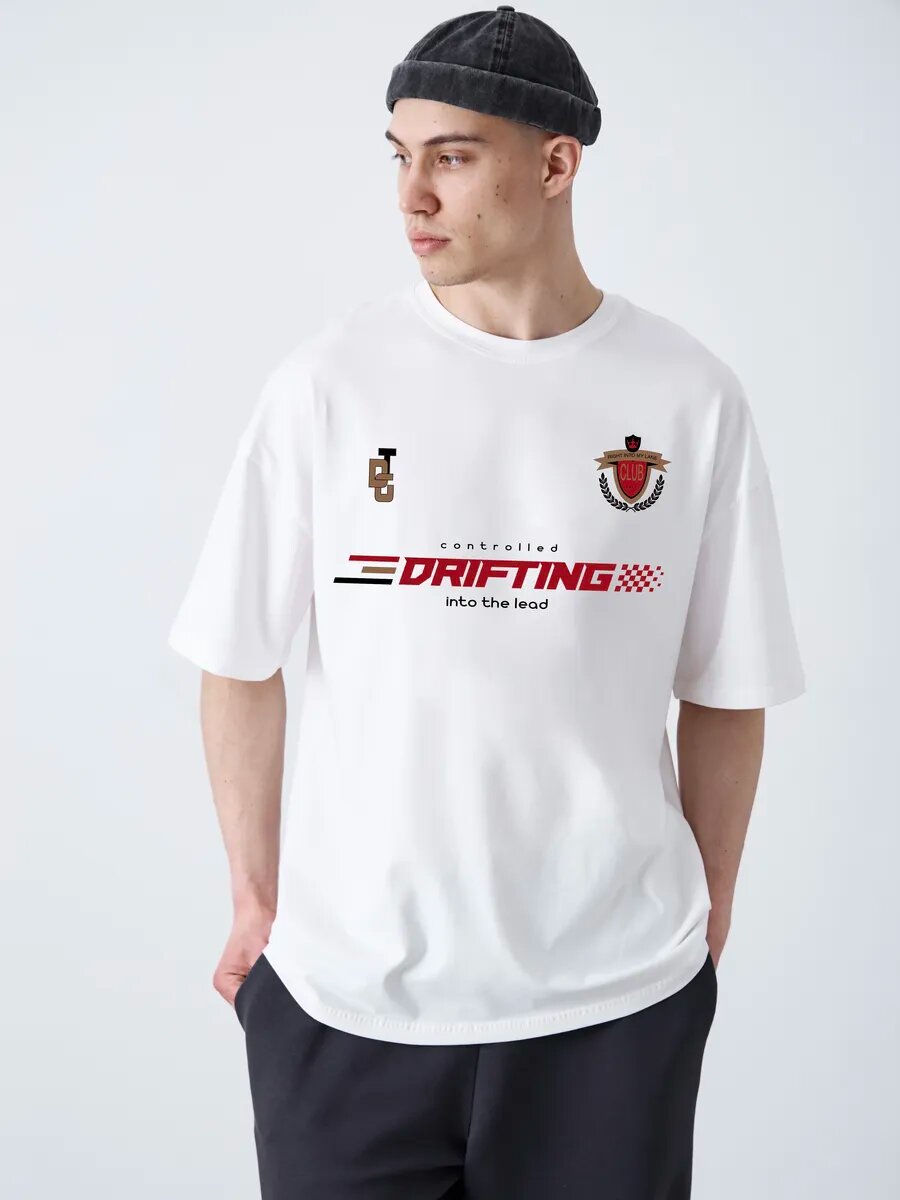 Футболка Телодвижения, размер 176,182-100-90 (50) XL, белый