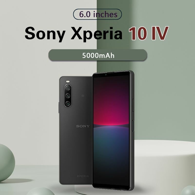 Смартфон Sony Xperia 10iv XQCC54 6/128 ГБ,1sim Глобальная версия, русский, google play черный
