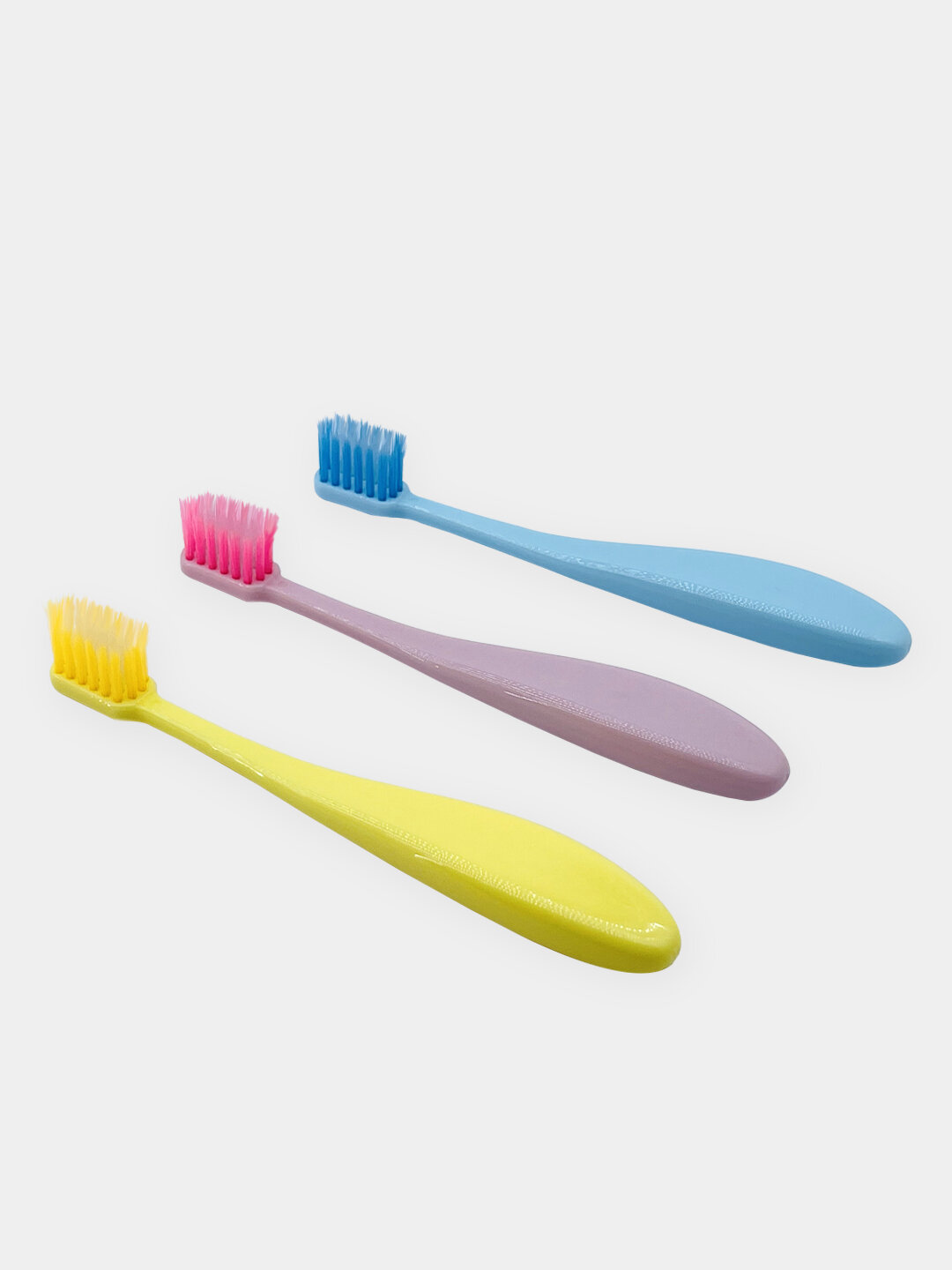 Детская зубная щетка, 3 шт в наборе, мягкая с ультратонкой щетиной