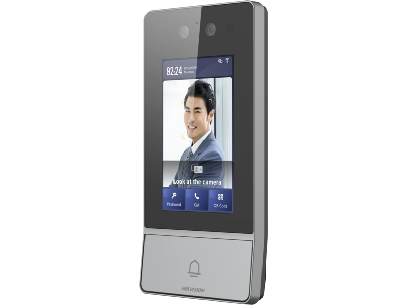 Видеопанель Hikvision DS-KV9503-WBE1 цветной сигнал цвет панели: черный