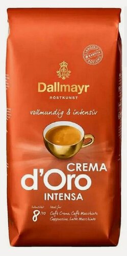 Изображение товара Dallmayr Crema D'Oro Intensa 1кг кофе в зернах темная обжарка