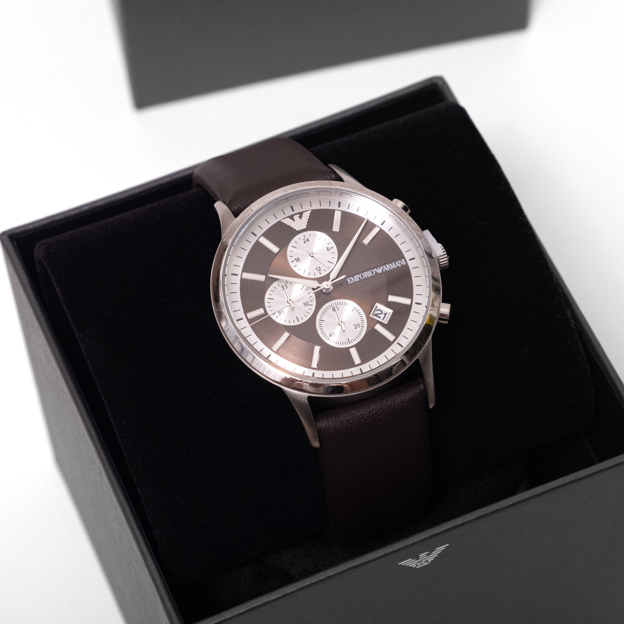 Наручные часы EMPORIO ARMANI Renato, коричневый