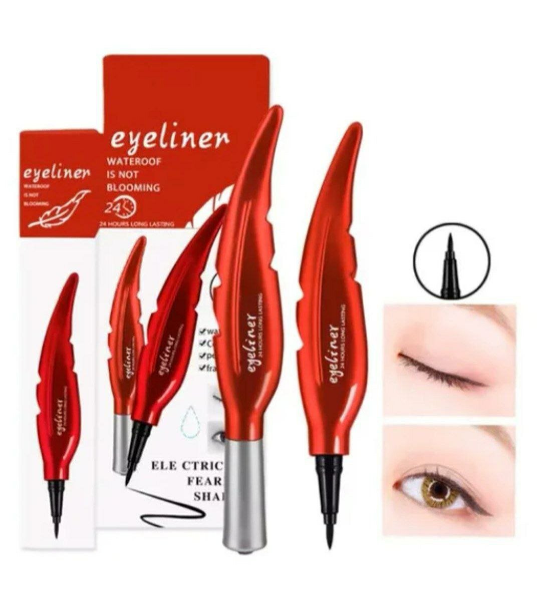 Подводка для глаз ABZ Eyeliner-Flomaster, водостойкая, черный цвет