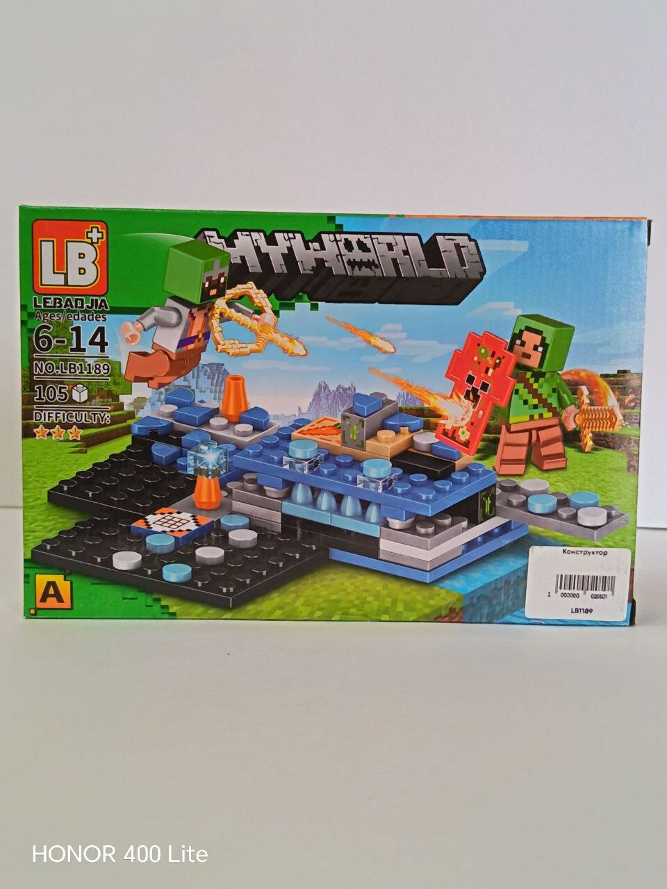 LEGO MINECRAFT для детей. Конструктор My WORLD — отличный игровой пакет, вдохновленный миром Minecraft!