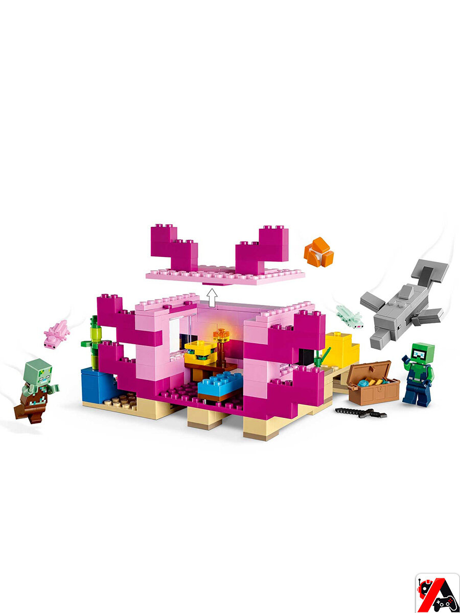 Конструктор Майнкрафт Дом Аксолотля — фото 1