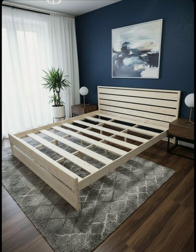 Изображение товара Кровать двуспальная 110х200 "Фабрика доступной мебели"