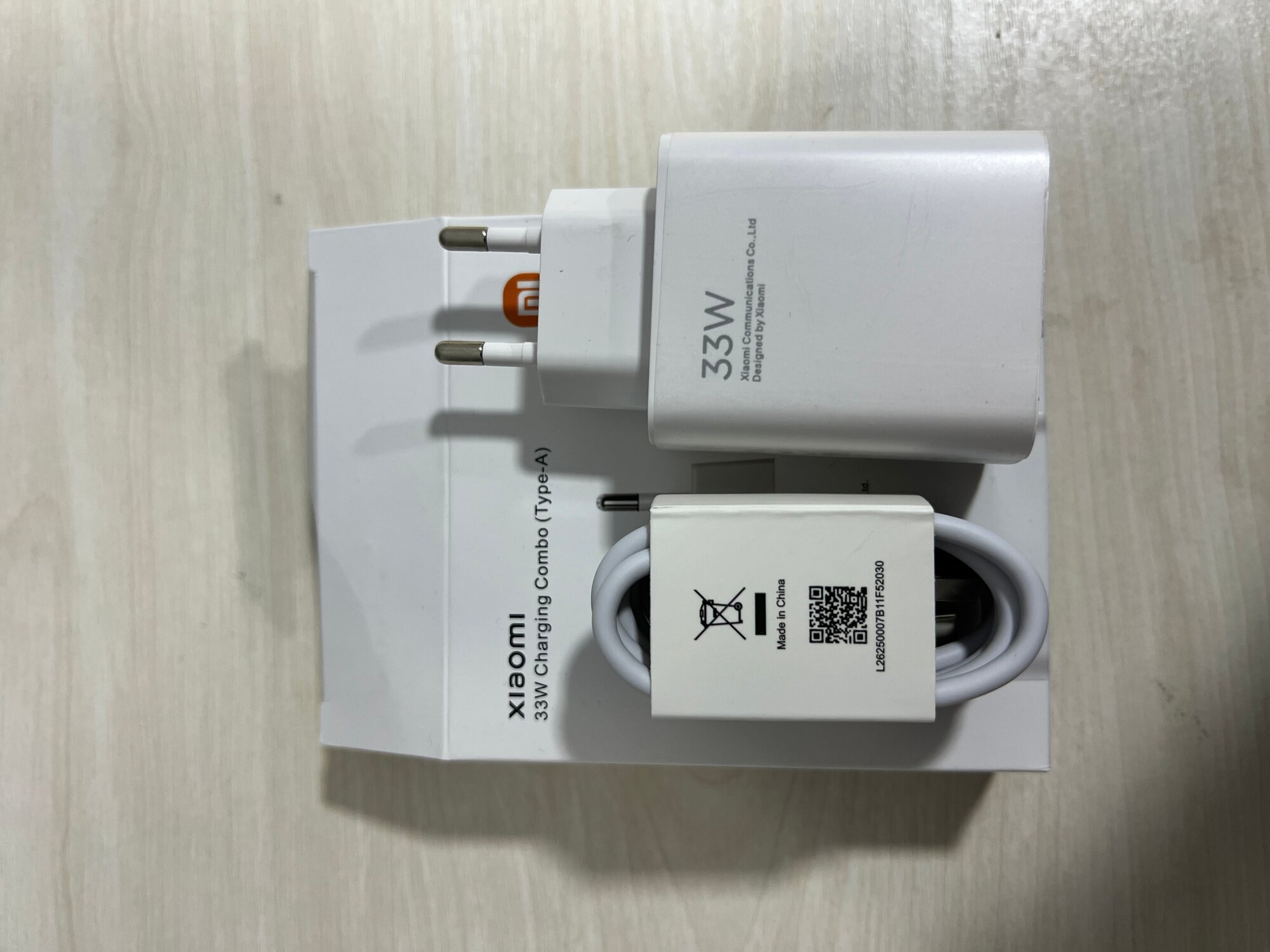 Зарядное устройство Redmi, Type-C, Turbo 33W, зарядка, зарядник. — фото 1