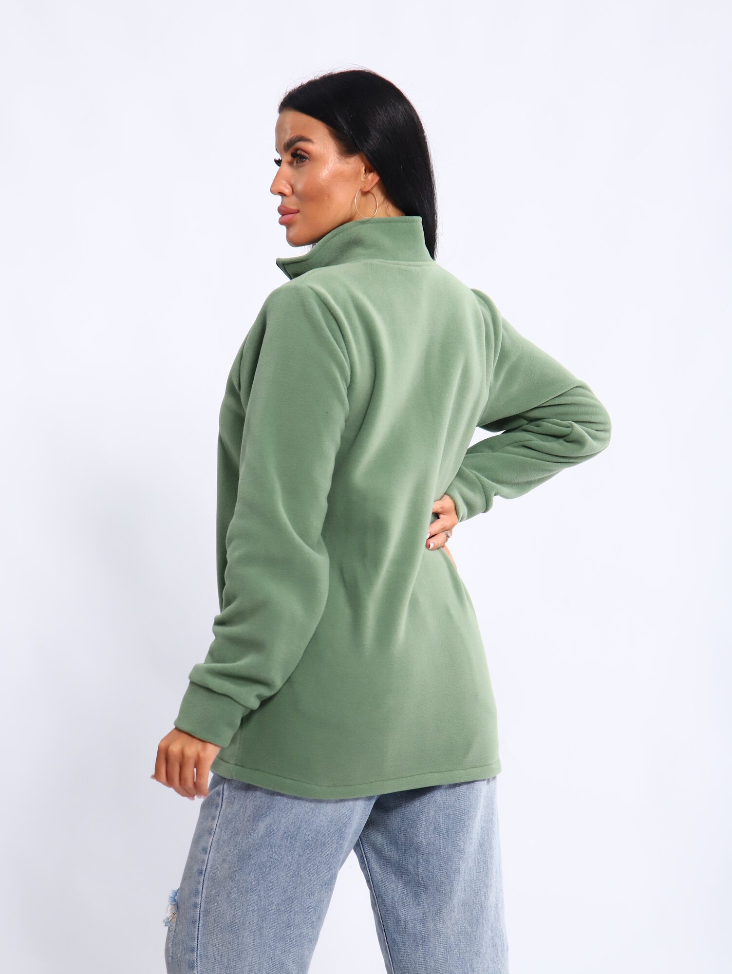 Толстовка BENTOG, размер 48, оливковый — фото 1