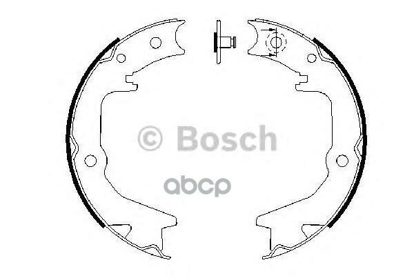 Колодки Тормозные Барабанные Bosch арт. 0986487685