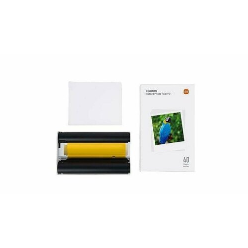 Фотобумага Xiaomi Instant Photo Paper 3" 40 листов BHR6756GL Белый фиолетовый, белый
