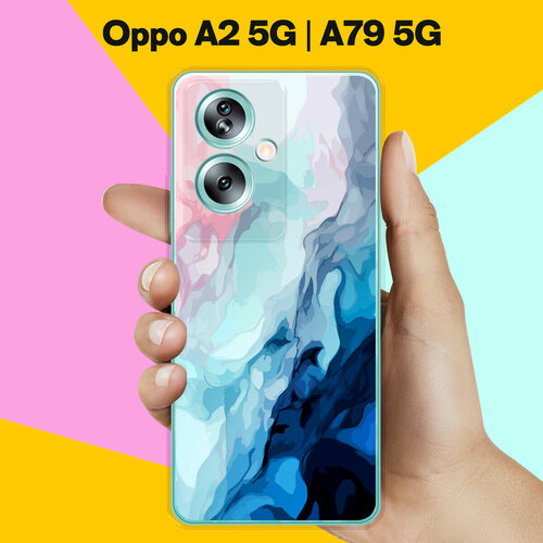 Силиконовый чехол на Oppo A2 5G / Oppo A79 5G Акварель / для Оппо А2 5Джи / Оппо А79 5Джи силиконовый чехол на oppo a79 5g оппо а79 5g ловец снов с перьями прозрачный