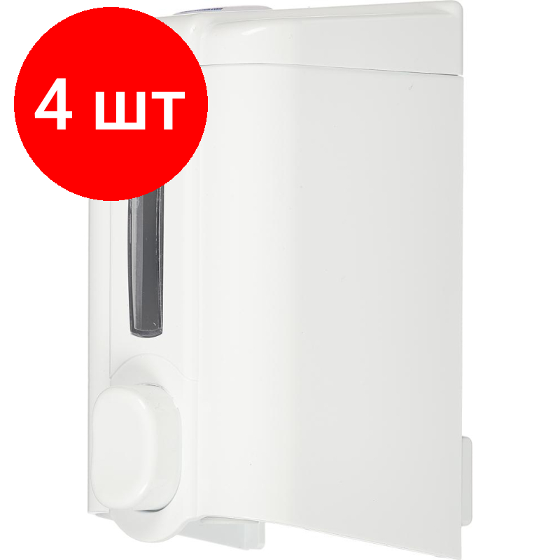 фото Дозатор для жидкого мыла Luscan Professional 500мл белый пластик