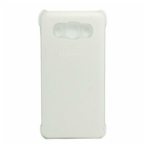 Чехол-накладка для Samsung Galaxy J5 (2016) SM-J510F/DS Clear Cover, белый чехол пластиковый samsung galaxy j5 2016 мороженое из планет