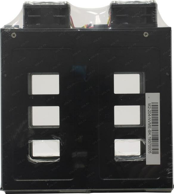 Корзина Procase 4 NVMe HDD, черный, с замком, hotswap mobie rack module for 2,5" HDD - фото №5