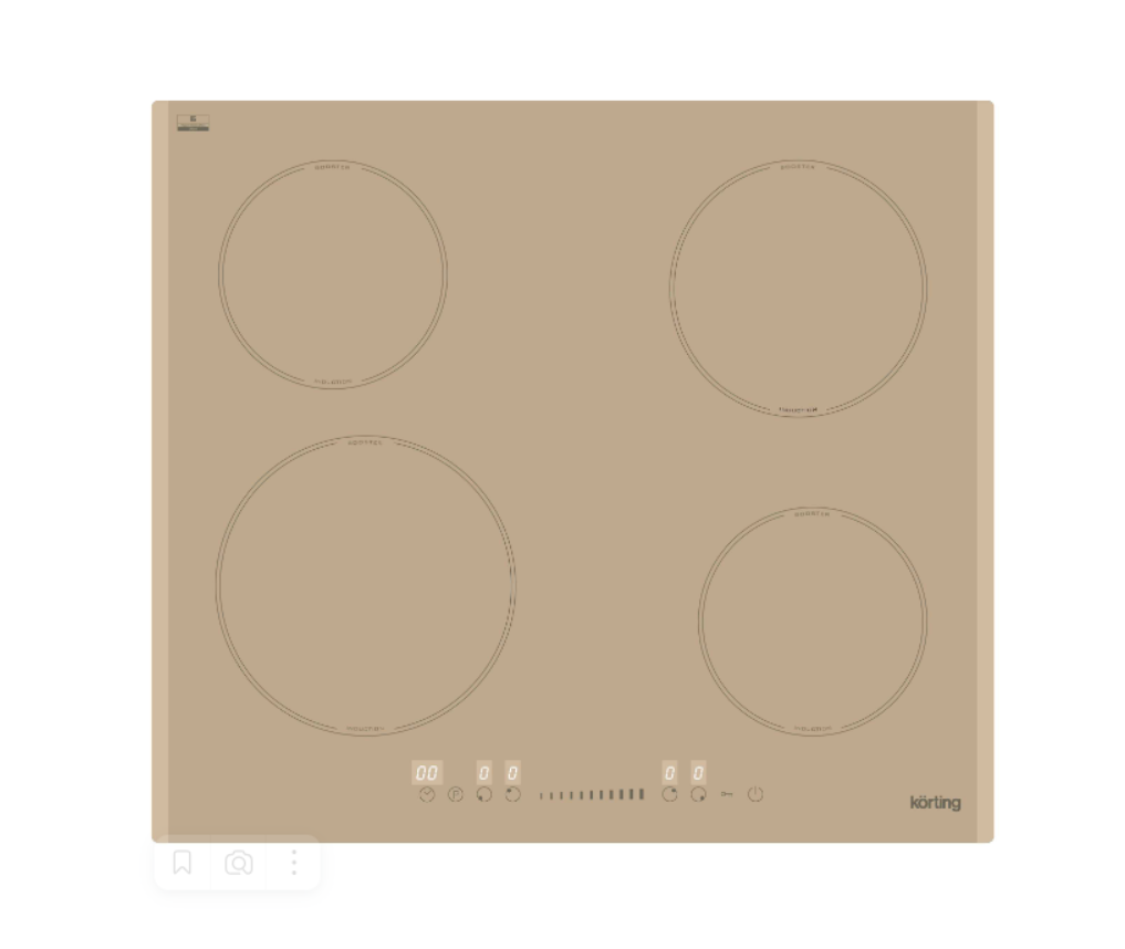 Индукционная варочная панель KORTING HI 64560 BCG, бежевый