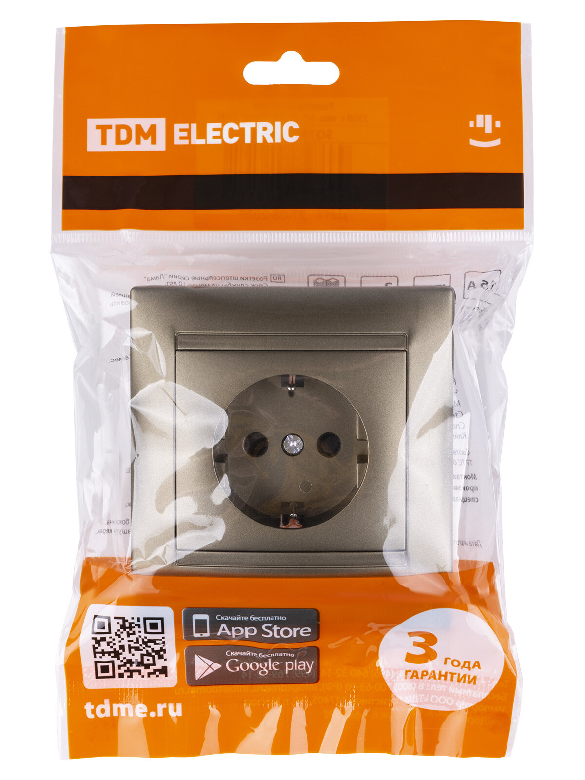 Розетка 2P+PE TDM Electric - фото №7