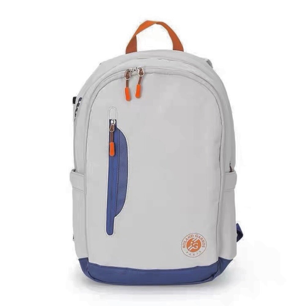 фото Теннисный рюкзак Wilson Roland Garros Premium BACKPACK (Oyster/Navy) арт. WR8012701001