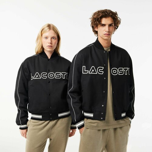 Бомбер LACOSTE, размер L, черный