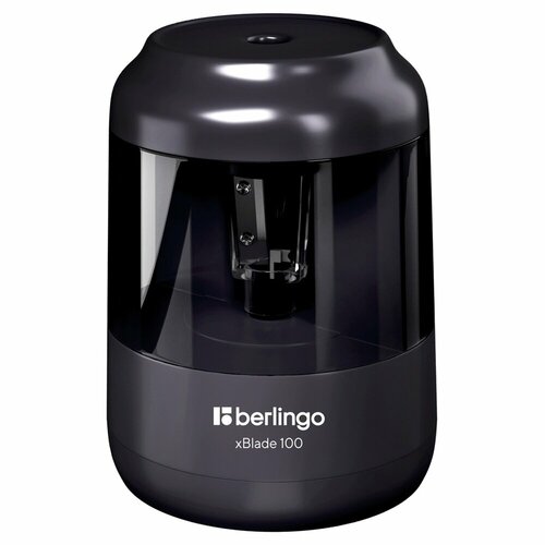 точилка berlingo xblade 100 электрическая 1 отверстие с контейнером Точилка Berlingo электрическая, xBlade 100, 1 отверстие, с контейнером (BEs_37005)