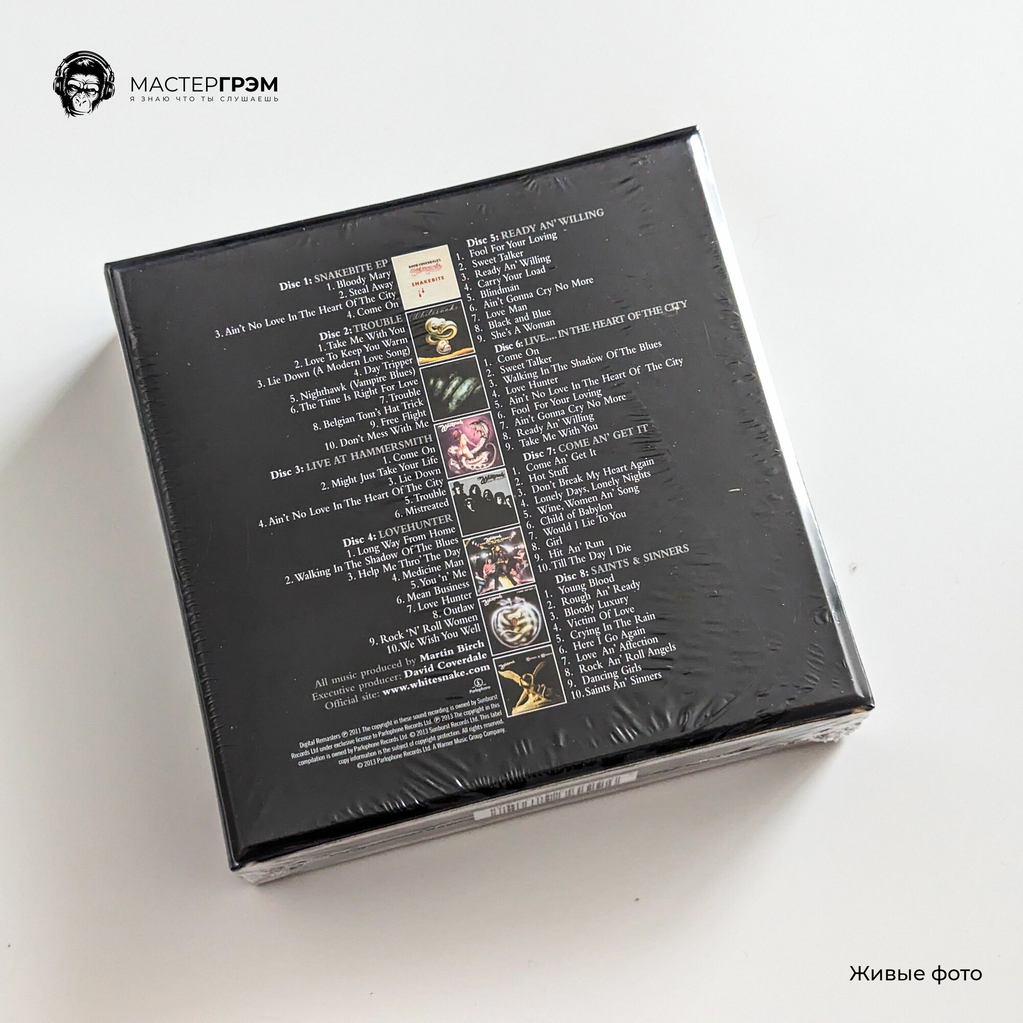Компакт-Диски, EMI, WHITESNAKE - Little Box 'O'Snakes - The Sunburst Years 1978-1982 (8CD) Медиа - фото №5