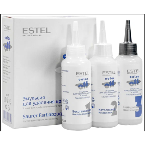 ESTEL Эмульсия для удаления краски с волос Color Off эмульсия для удаления стойких красок с волос estel professional color off 1 шт