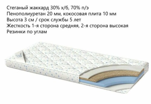 Наматрасник Corretto Foam Coco 160x186