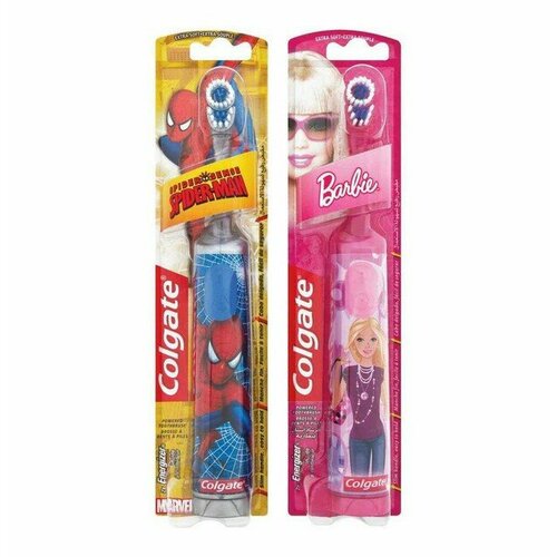 generic spiderman superman and batman 3pcs COLGATE Электрич. зубн. щетка Детская SMILES Barbie,Batman Spiderman