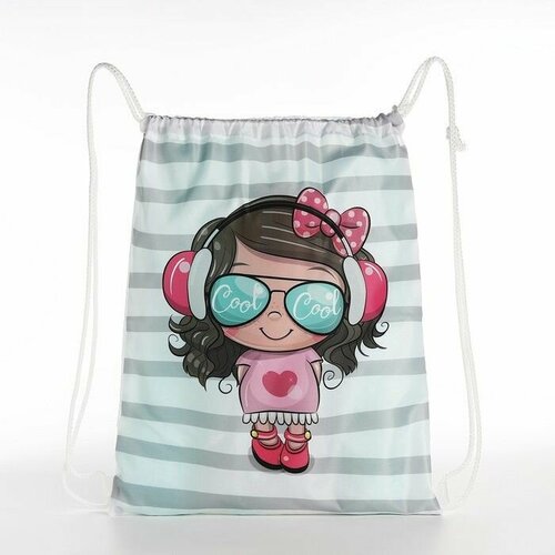 Мешок для обуви на шнурке цвет белый 654₽