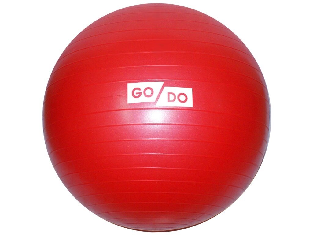 Мяч для фитнеса Anti-burst GYM BALL матовый. Диаметр 75 см: FB-75 1220 г (Красный)