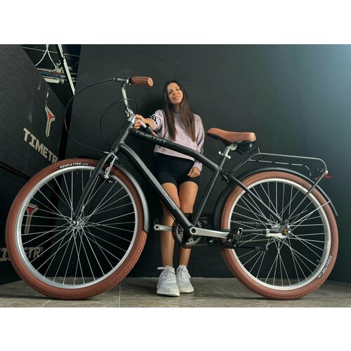 Велосипед Time Try ТT2653s 26 Алюминиевая рама 18 Взрослый Подростковый Для активного отдыха черный 2850000₽