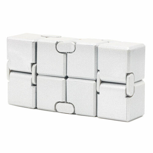 Металлический Бесконечный Куб Infinity Metal Cube (серебристый)