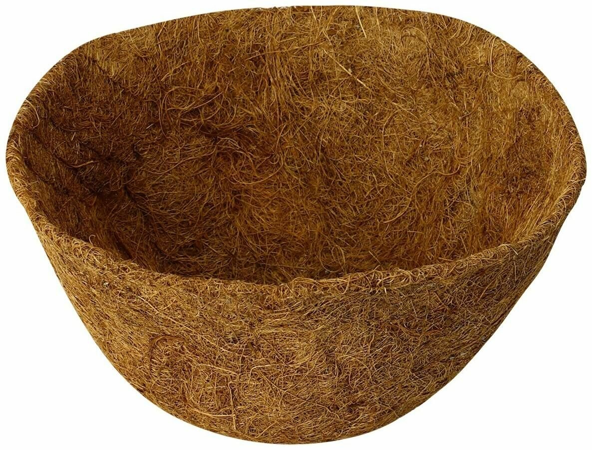 Вкладыш в кашпо, d 25 см, из кокосового волокна, Сфера