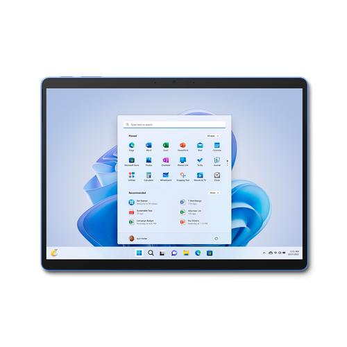 Планшет Microsoft Surface Pro 9 i5 16Gb 256Gb (Sapphire) (Windows 11 Pro) синий