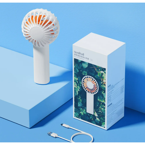 Xiaomi портативный ручной мини-вентилятор Qualitell Mini Handheld Fan Y2 (ZSC230613), белый