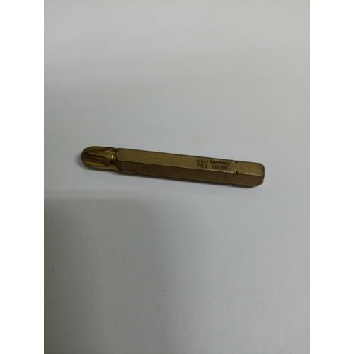 Бита USH ISOTIN крест (нитрид титана) Ph №3/50мм Torsion 10шт упаковка