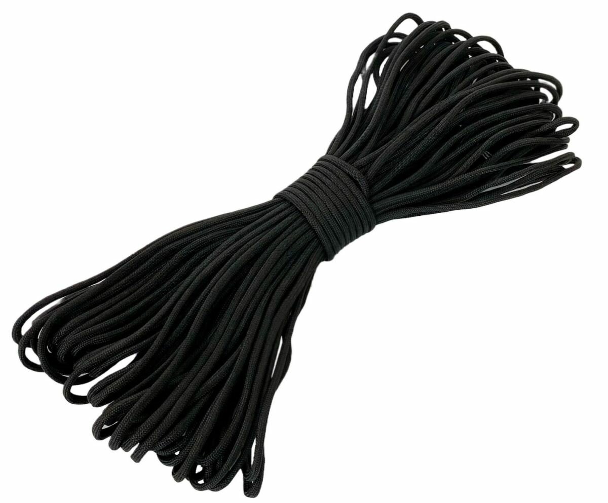 фото Тактический паракордовый шнур 31 м/550 lb (черный)