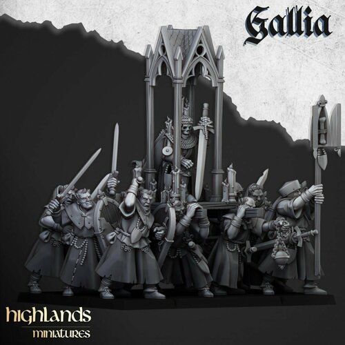 Модель Warhammer Bretonnia Grail Pilgrims with Reliq