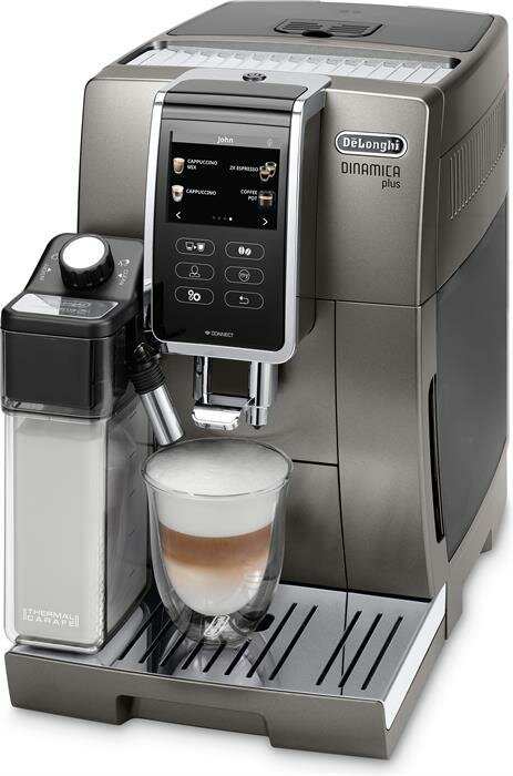 Кофемашина De'Longhi Dinamica ECAM 370.95 T, титан
