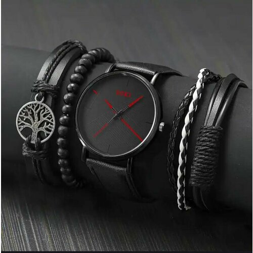 Комплект бижутерии, черный