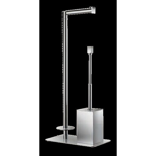 Стойка напольная с держателем для туалетной бумаги и ершиком WINDISCH 89227CR хром 145x250xh685