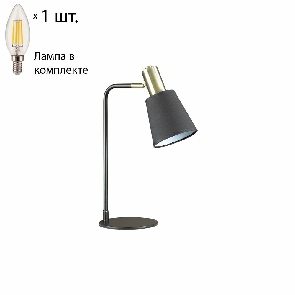 Настольная лампа с лампочкой Lumion Marcus 3638/1TLamps E14 Свеча