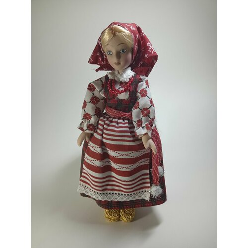 Кукла коллекционная в женском костюме Могилевской губернии (доработка костюма)