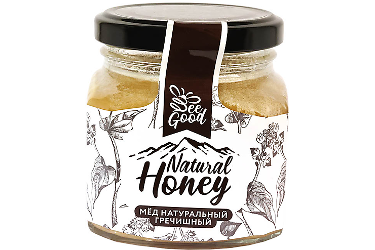 «Natural Honey», мёд гречишный, 330 г